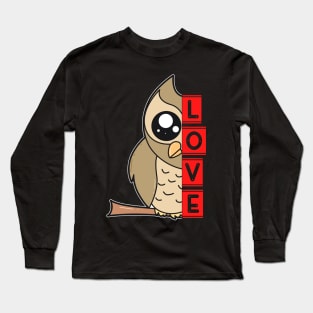 Owl Love Long Sleeve T-Shirt